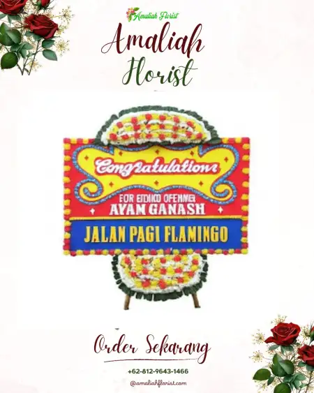 Sewa Papan Bunga Mayong