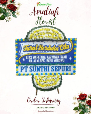 Papan Bunga Duka di Mayong